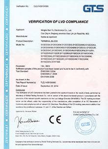 VERIFICATION OF LVD COMPLIANCE